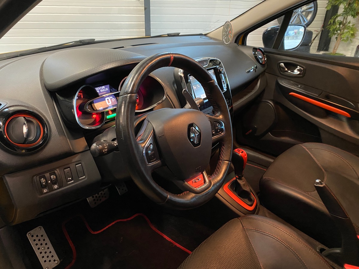 RENAULT Clio IV 1.6 TURBO 200 ENERGY RS EDC E6 JAUNE SIRIUS