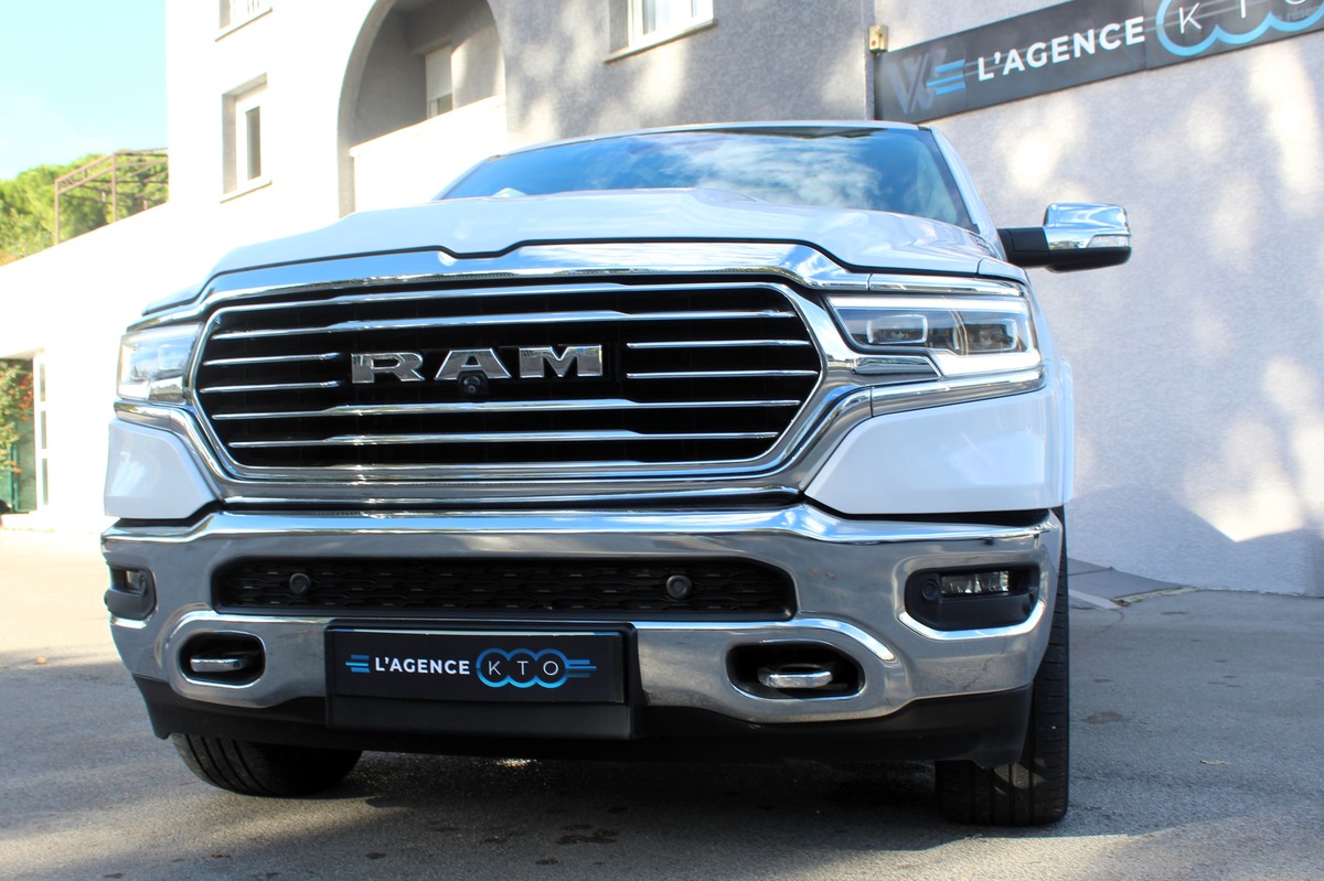Dodge RAM CREW CAB 1500 5.7 V8 396 ch LARAMIE EDITION LONGHORN / RAM BOX / CARPLAY / ATTELAGE / E85