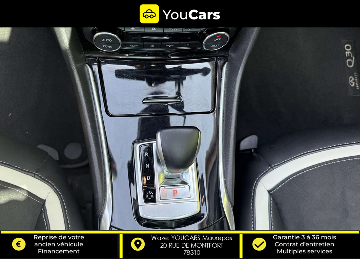 Infiniti Q30 2.2 D 7DCT Sport 170 cv Boîte auto RADAR DE RECUL BOSE