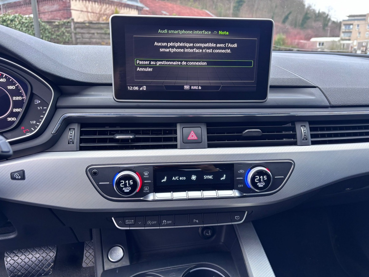 Audi A4 Avant 2.0 TFSI S-Tronic - Française - Suivi d'entretiens - CARPLAY