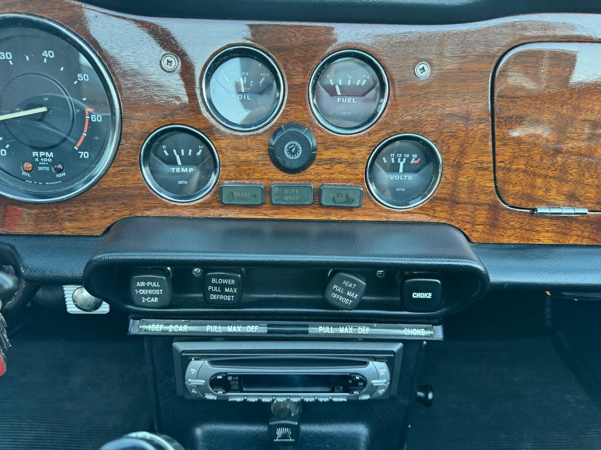 Triumph TR 6 Overdrive cabriolet 1976 - conduite à gauche