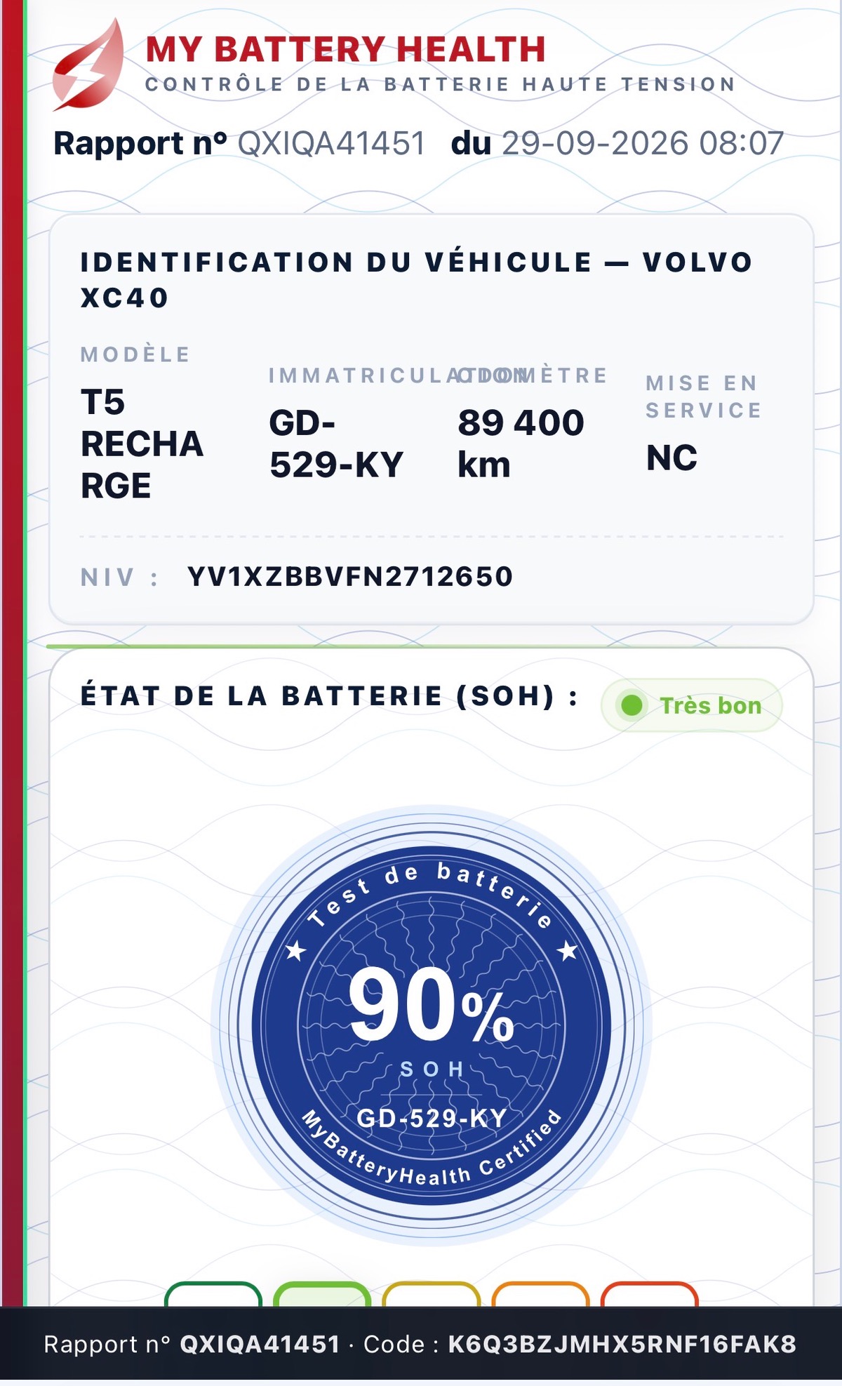 Volvo XC40 T5 Recharge DCT7 Inscription luxe 262ch