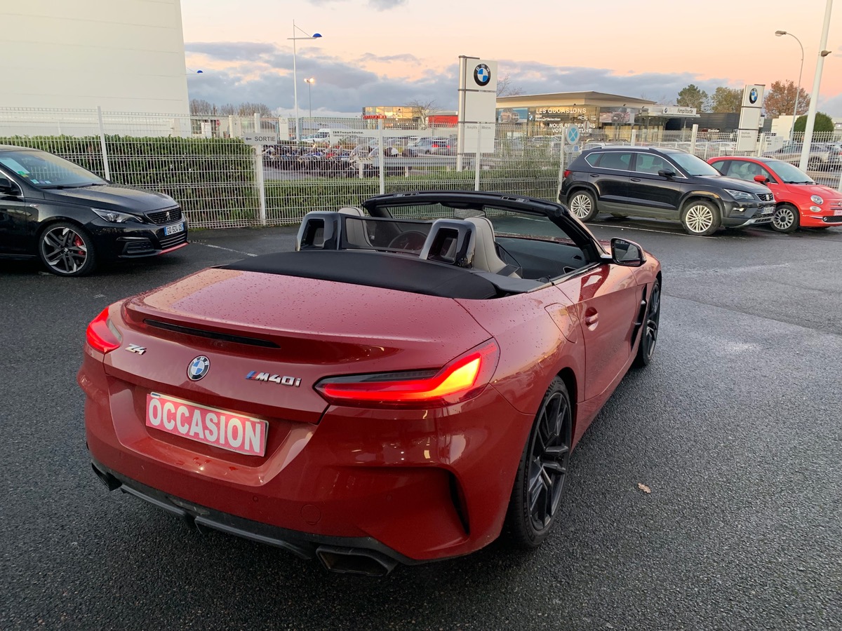Bmw Z4 340 ch | M 40i | Caméra de Recul | Harman Kardon | Intérieur Cuir | JA 19" style 799M Noires
