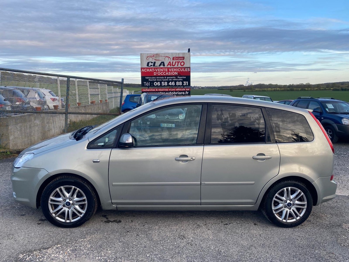 Ford C-max 2.0 tdci 110cv boîte auto / kit de distribution neuf / cuir 165060km