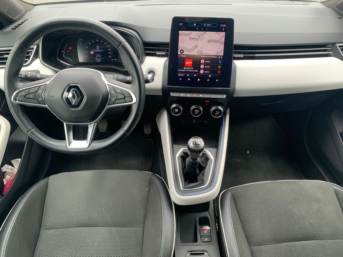 RENAULT Clio V 100 ch | Intens | Caméra de recul | GPS | Régulateur de vitesse | ENTRETIENS RENAULT