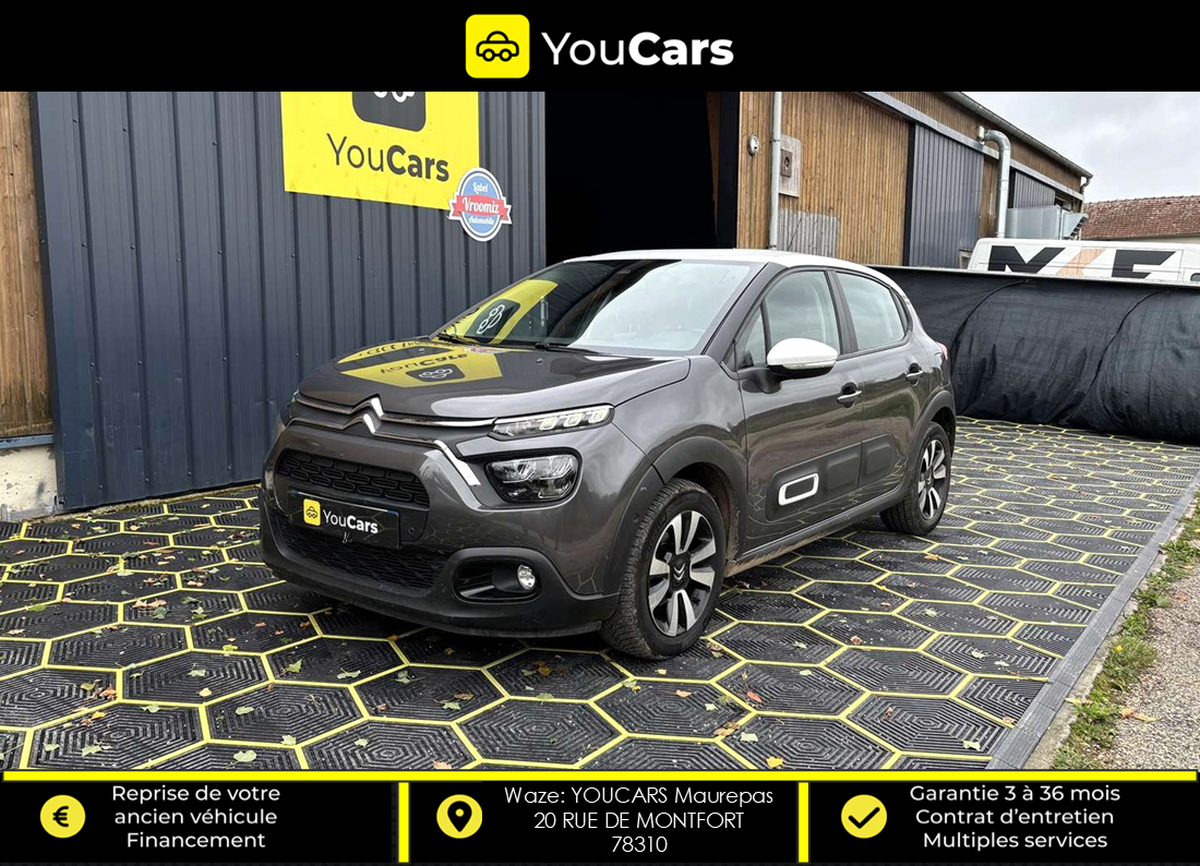 Citroën C3 Phase 2 FEEL 1.5 BlueHDi BVM6 100 cv APPLE CARPLAY CAMERA DE RECUL REGULATEUR DE VITESSE