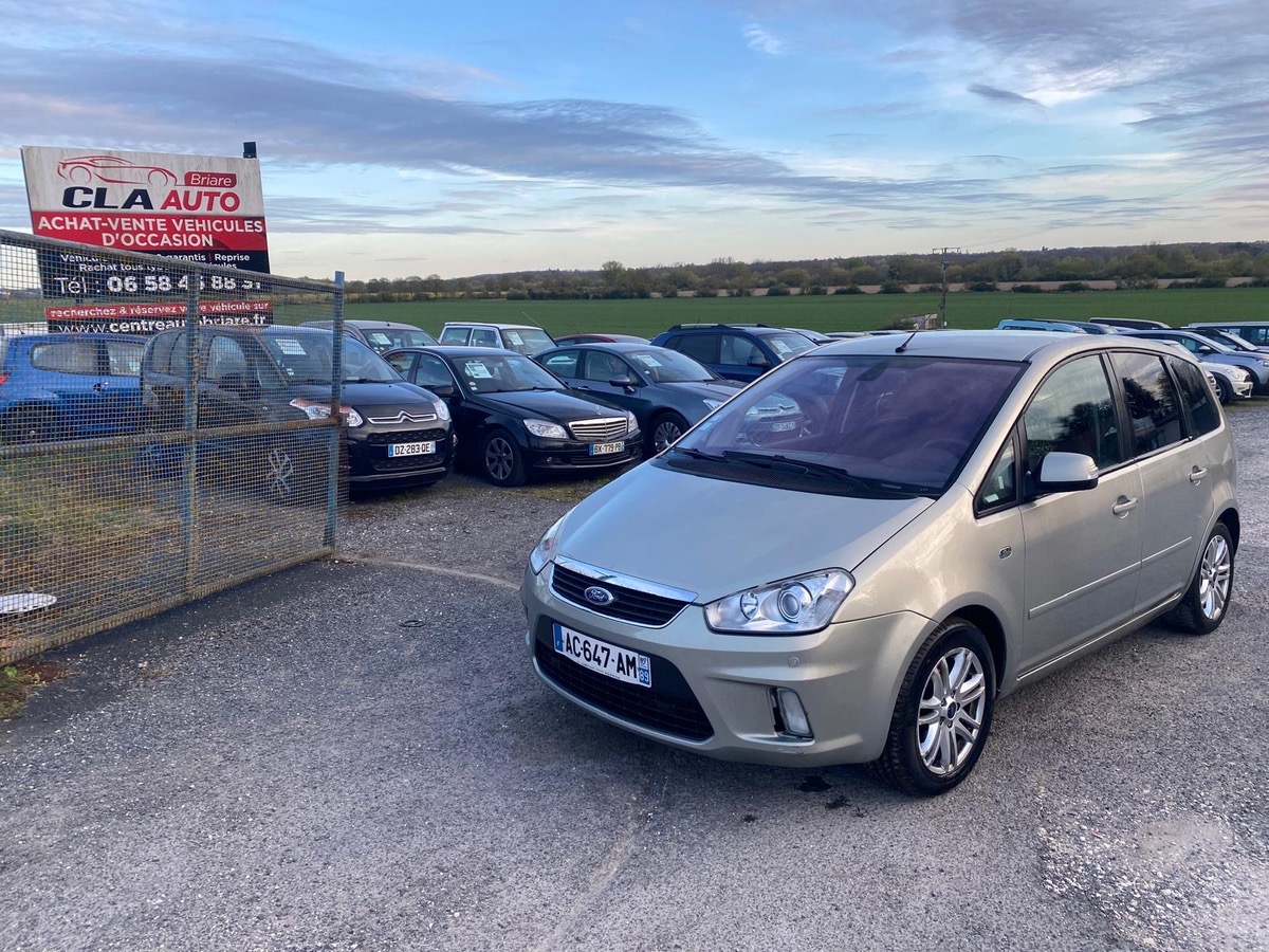 Ford C-max 2.0 tdci 110cv boîte auto / kit de distribution neuf / cuir 165060km