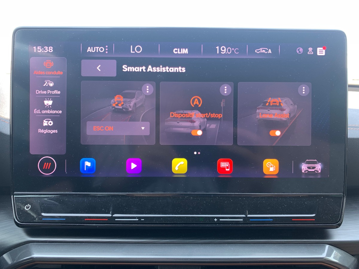 Cupra Formentor 150 ch | V | Caméra recul | Apple car Play | Volant chauffant | Régulateur adaptatif