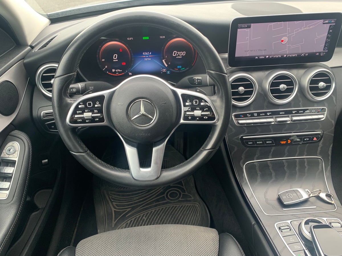 Mercedes-Benz Classe C IV (2) 200 Amg Line | 184 ch |  9G-TRONIC | Caméra recul | Sièges avant sport