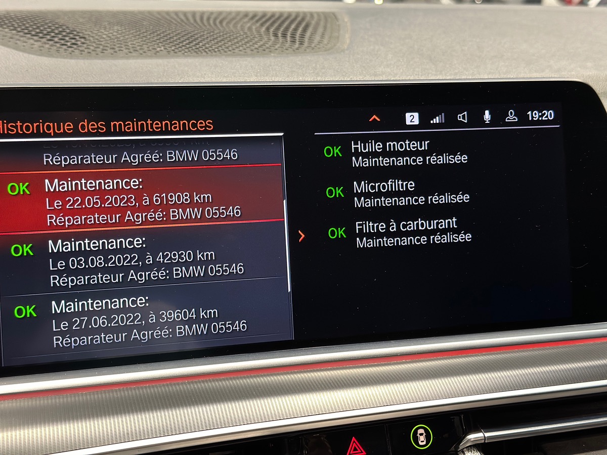 Bmw X5 XDRIVE 30D 265 ch M SPORT (G05) / Attelage / 1ère Main / Suivi Complet  / 30 d
