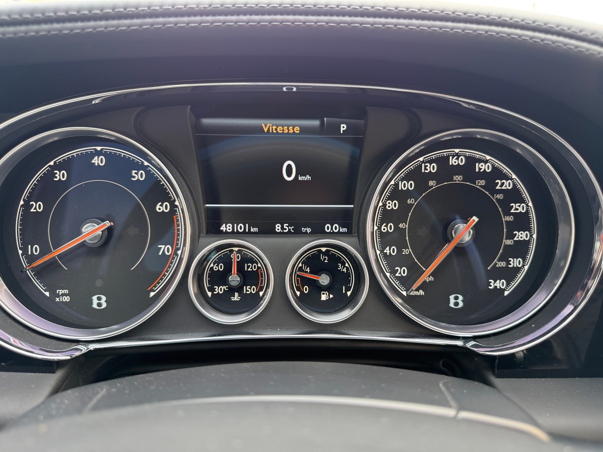 Bentley Continental GT 4.0 V8 S 528 CH / CARNET / 48101 KMS