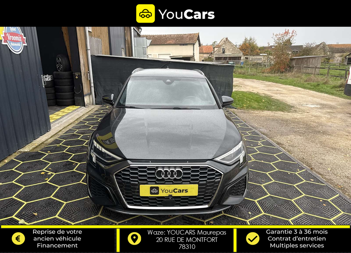 Audi A3 Sportback 30 2.0 TDI STronic 116 cv Boîte auto RADAR DE RECUL ENTRETIEN A JOUR APPLE CARPLAY