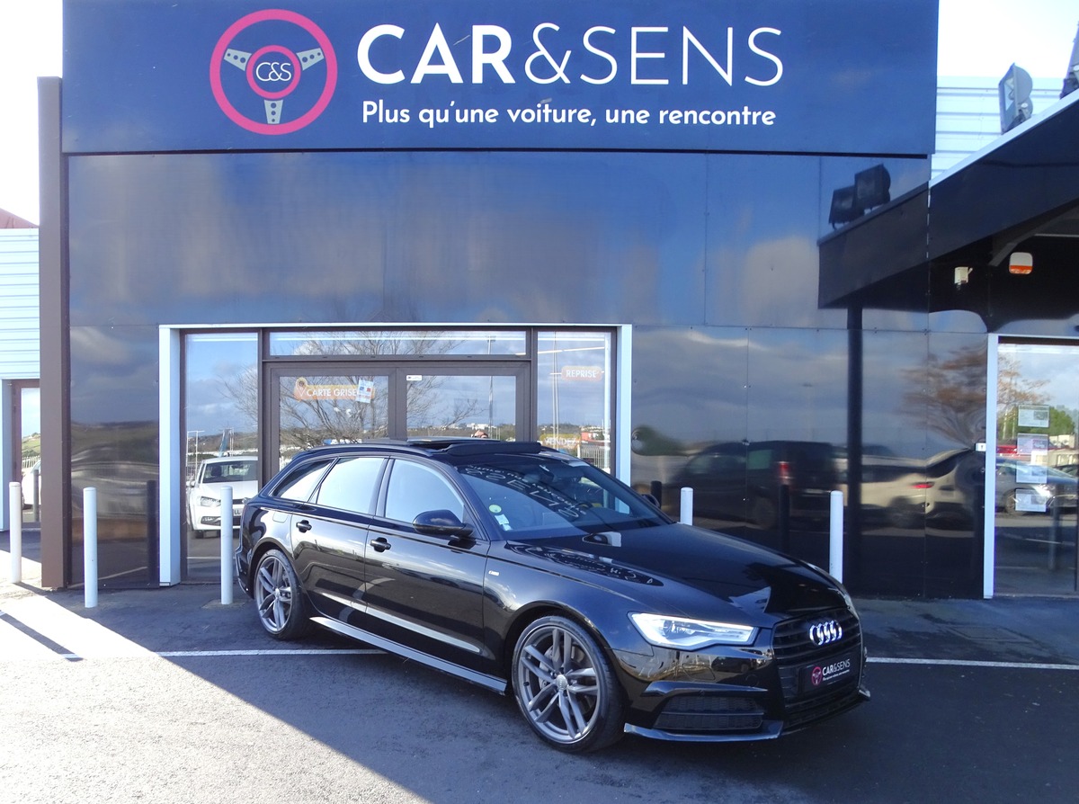 Audi A6 IV (2) AVANT 3.0 TDI 218 Ch S-LINE / Pack Noir  / Toit Pano / Sièges élec - STronic BVA