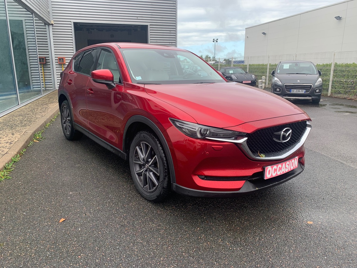 Mazda CX-5 150 ch | Signature | Cuir Pure-White | Affichage tête haute | Caméra de recul |Jantes Alu