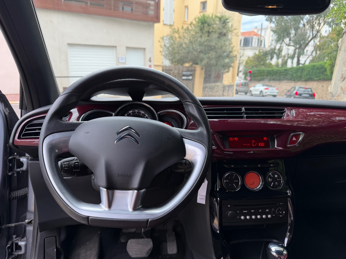 Citroën DS3 1.6 VTI 120 CV / KM Réel / Clim / Jantes / intérieur Cuir / Moteur à Chaine