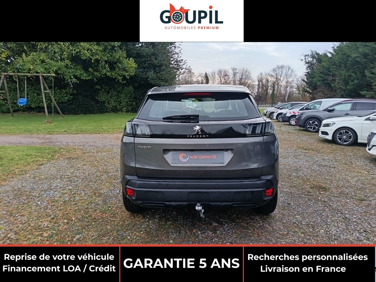 Peugeot 3008 1.5L BLUEHDI 130 CH ACTIVE PACK/ CROCHET D'ATTELAGE/ GTIE 12 MOIS