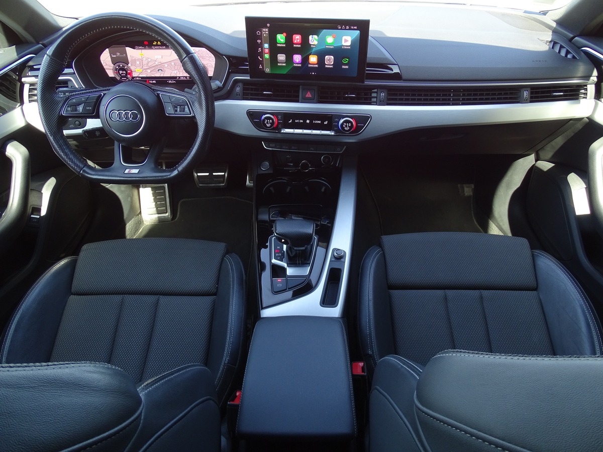 Audi A4 V (3) 35 TDI 163 Ch S-LINE S-TRONIC PACK  BRILLANCE  NOIR AUDI EXCLUSIVE