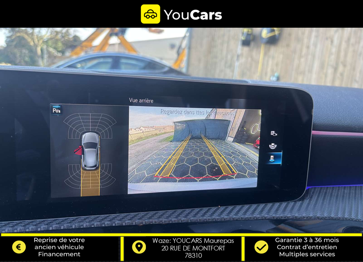 Mercedes-Benz Classe A 180 d 1.5 d 116 cv Boîte auto CAMERA DE RECUL ECLAIRAGE D'AMBIANCE