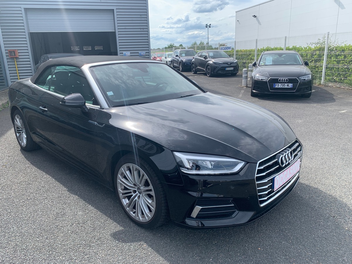 Audi A5 Cabriolet 190 ch | Design Luxe | Caméra de recul | Cuir | Drive select | Régulateur vitesse