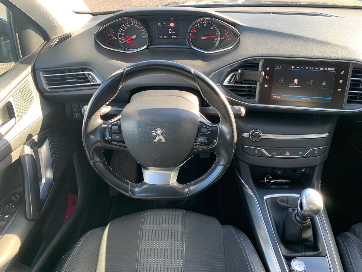 Peugeot 308 130 ch | Allure | Caméra de recul | Apple car play | Régulateur vitesse | Barres de toit