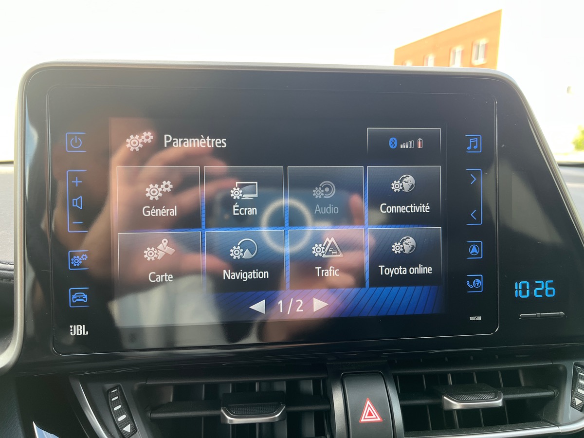 Toyota C HR 1.8 HYBRIDE 122ch COLLECTION, Cuir Alcantara, Sièges chauffants, Caméra de recul, JBL