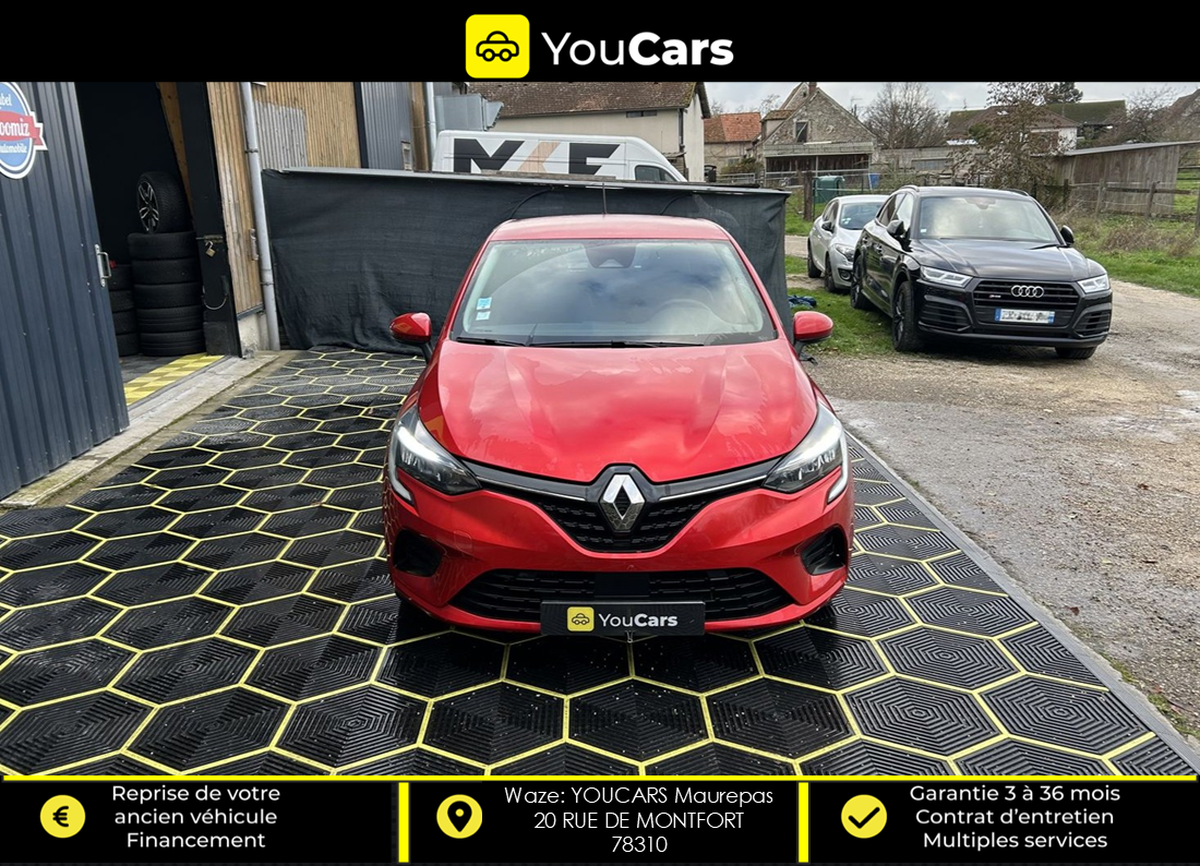 RENAULT Clio V 5 1.0 TCe 90 cv ENTRETIEN RENAULT - SIEGES RS LINE - CARPLAY
