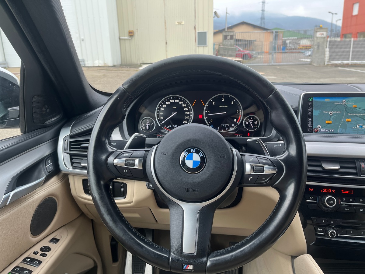 Bmw X6 XDRIVE40D M SPORT 313ch , SUIVI COMPLET, GPS, CAMERA DE RECUL