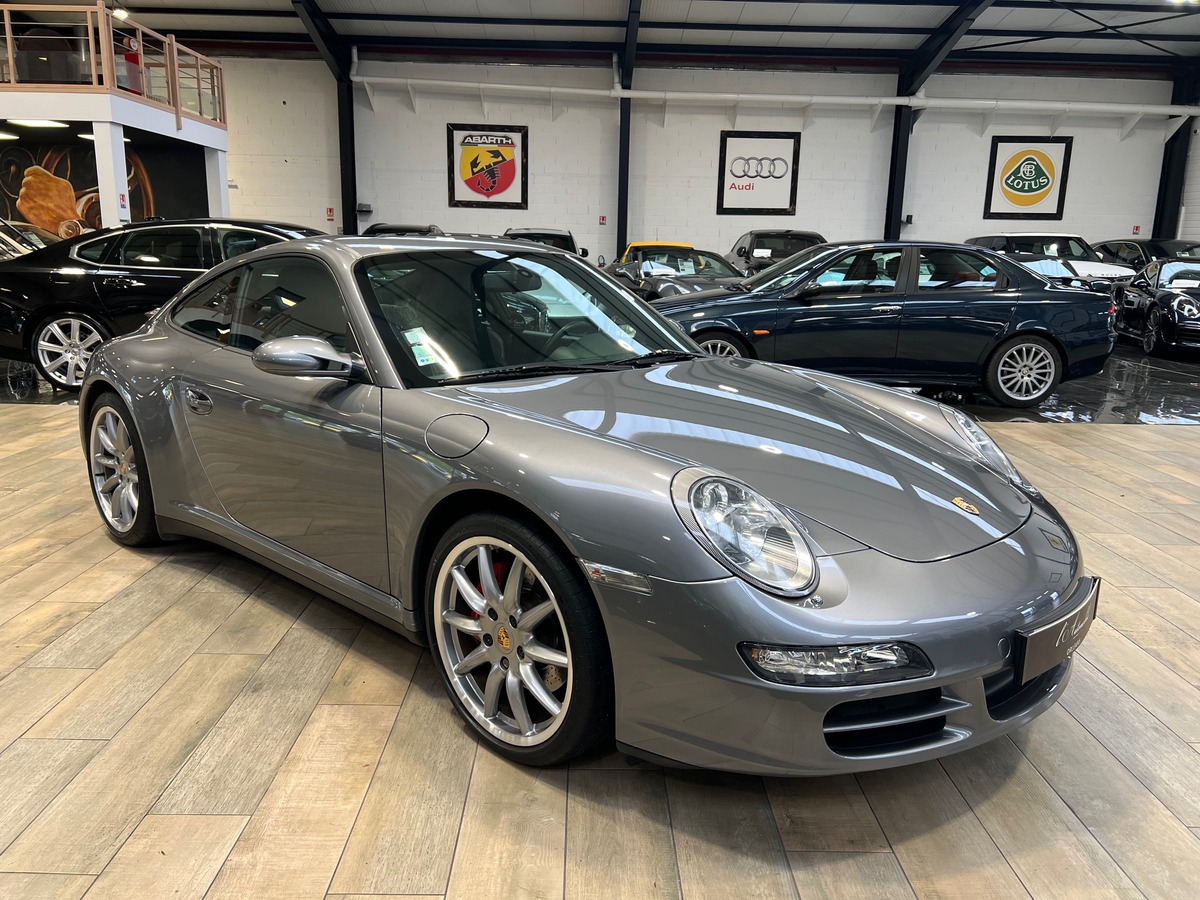 Porsche 911 997 COUPE CARRERA 4S 3.8 355 cv GRIS KERGUELEN/TO/CHRONO
