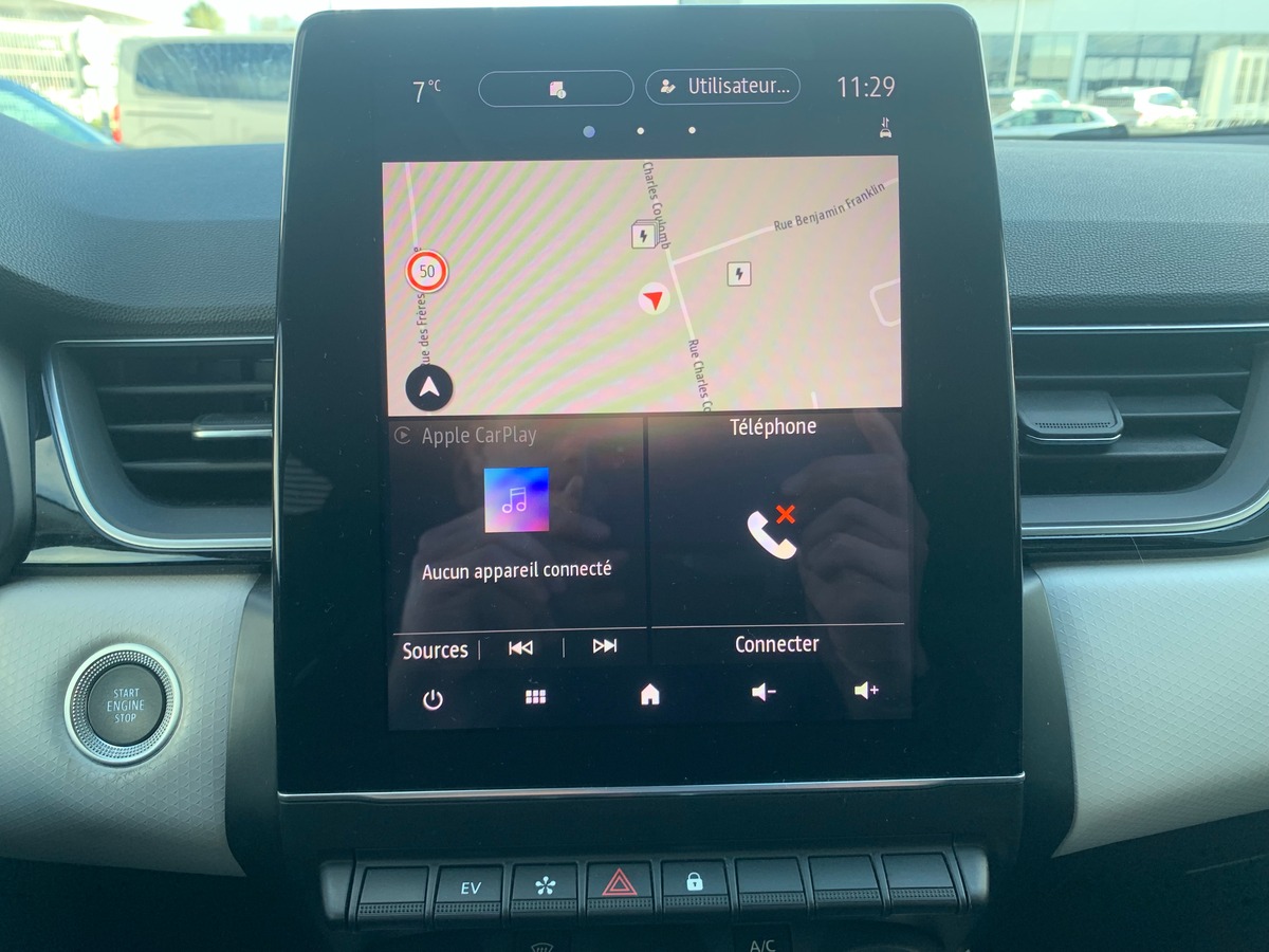 RENAULT Captur 160 ch | E-Tech Plug-in | Intens | Caméra de recul