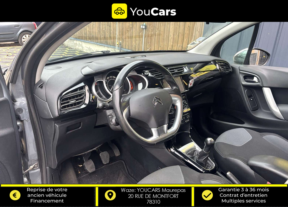 Citroën C3 II 1.4 HDi FAP Airdream 68 cv REGULATEUR CLIM AUTO IDEAL JEUEN PERMIS