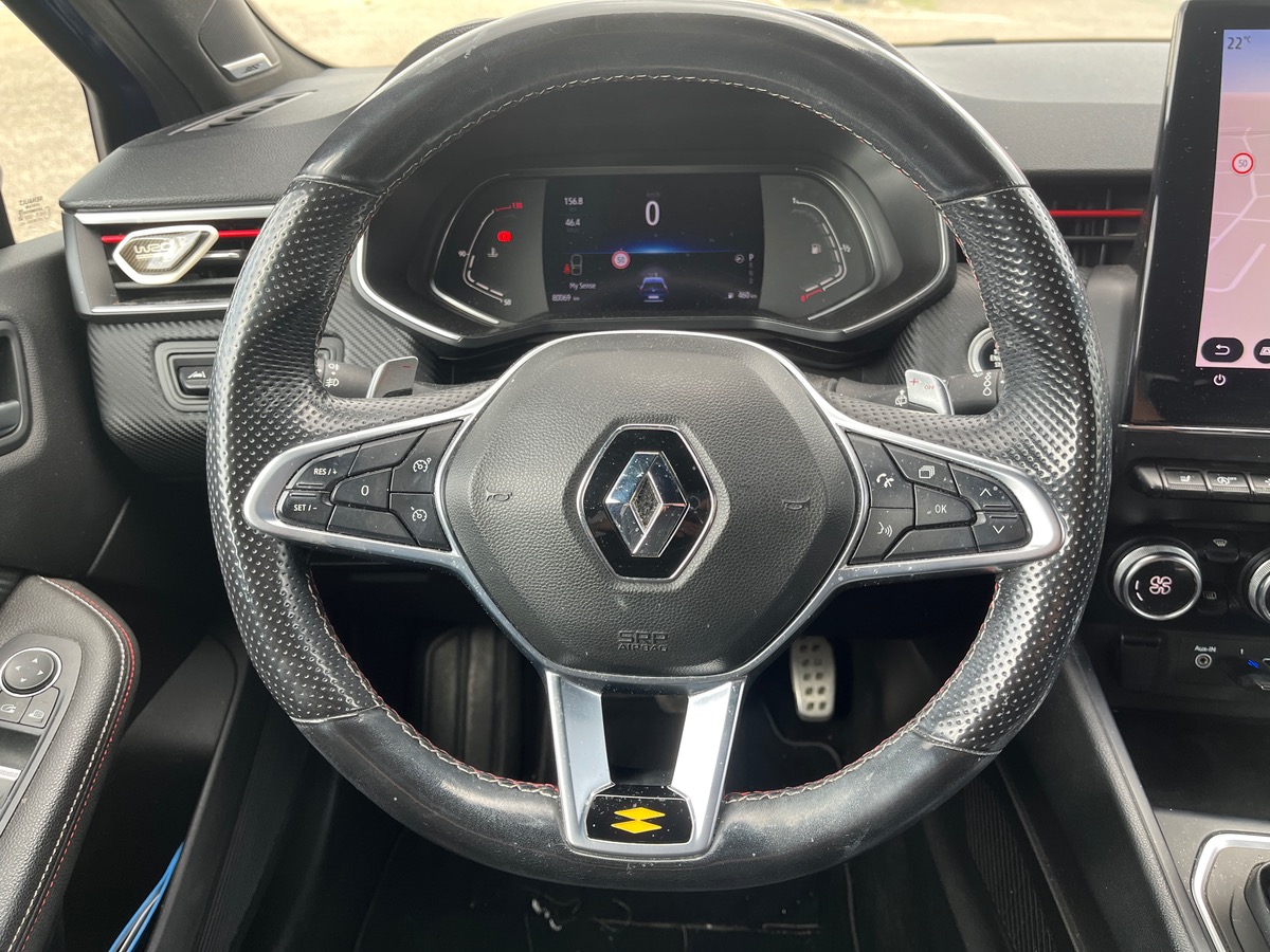 RENAULT Clio V 1.3 TCE 130 FAP RS LINE EDC, Sièges cuir chauffants, Caméra 360°, EasyLink 9,3"