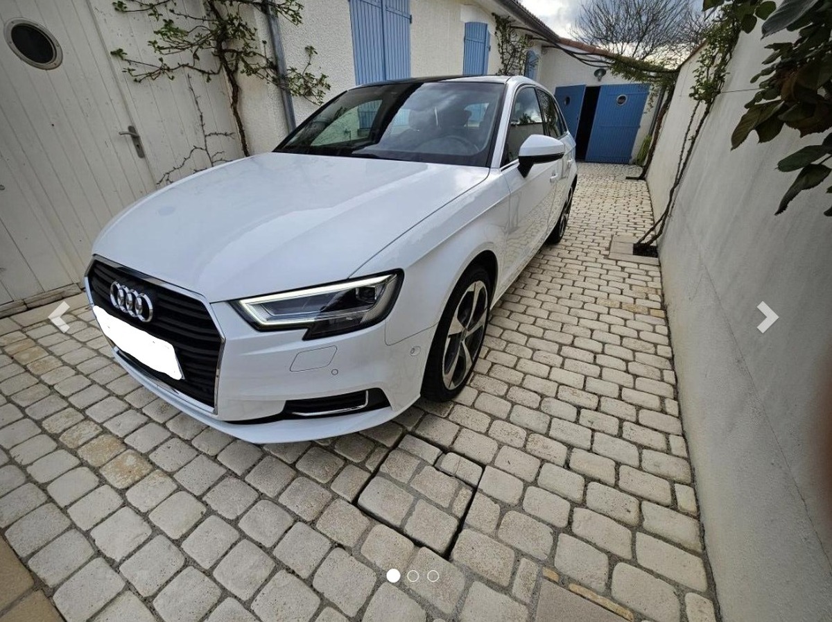 Audi A3 Sportback 190 ch | Design luxe | Toit panoramique en verre | Sellerie cuir | Caméra de recul