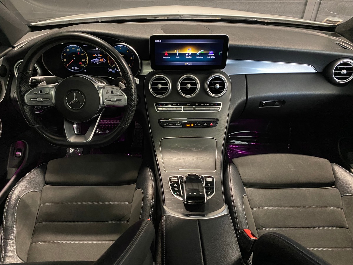 Mercedes Benz Classe C 220 cdi AMG Line / Toit Panoramique Ouvrant / Cock Pit / Led d Ambiance