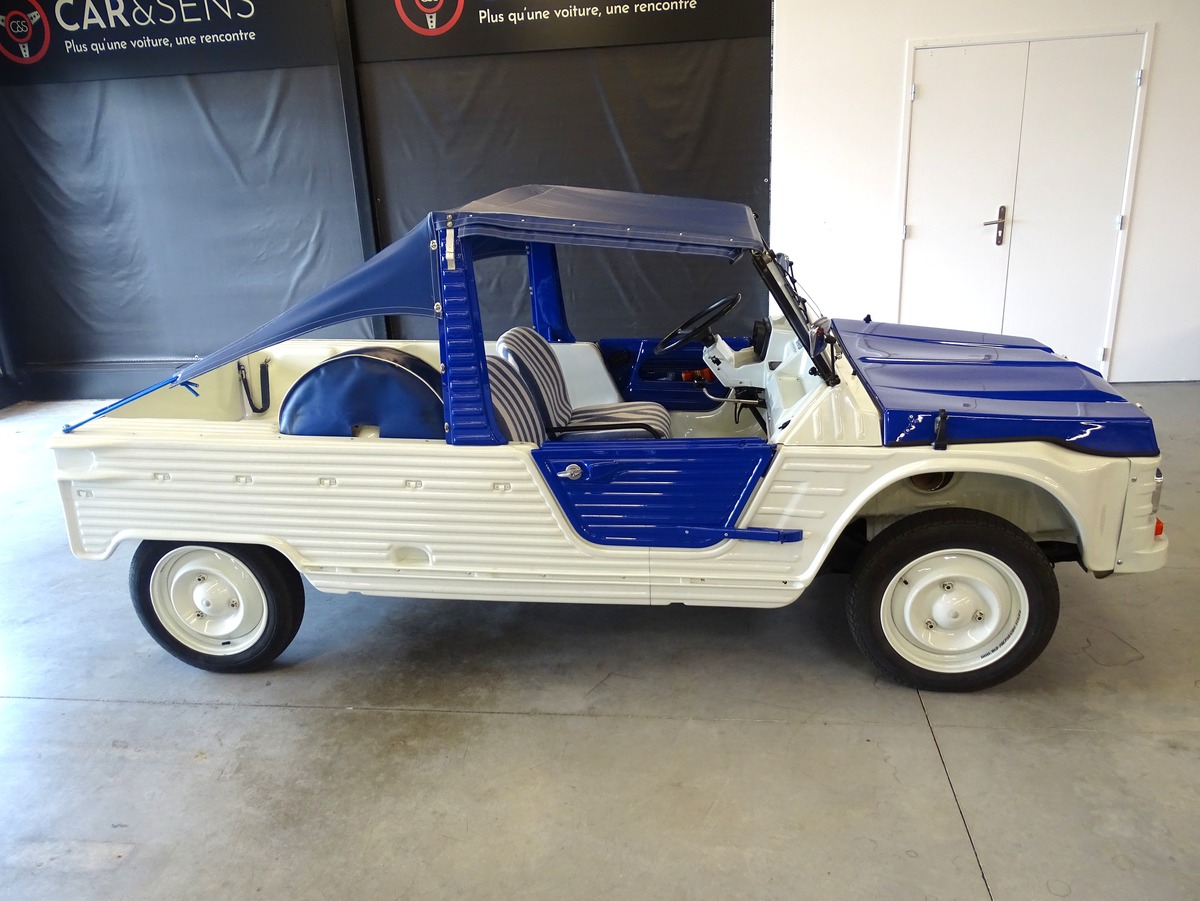 Citroën Méhari 4x2 1973 / Banquette arrière / 4 places / Baches complètes / Toit Bikini