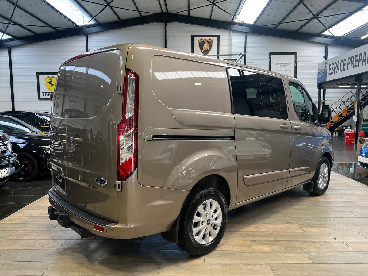 Ford Custom 6 places L1H1 Fourgon 2.0 EcoBlue 170 BVA6 + benne bois AR