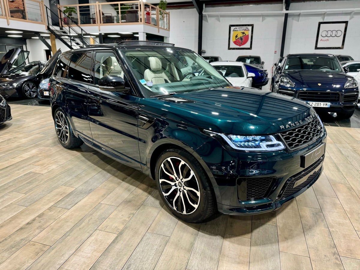 Land-Rover Range Rover Sport P400 404ch HSE Dynamic British Racing Green FULL Option 1ere main fr c