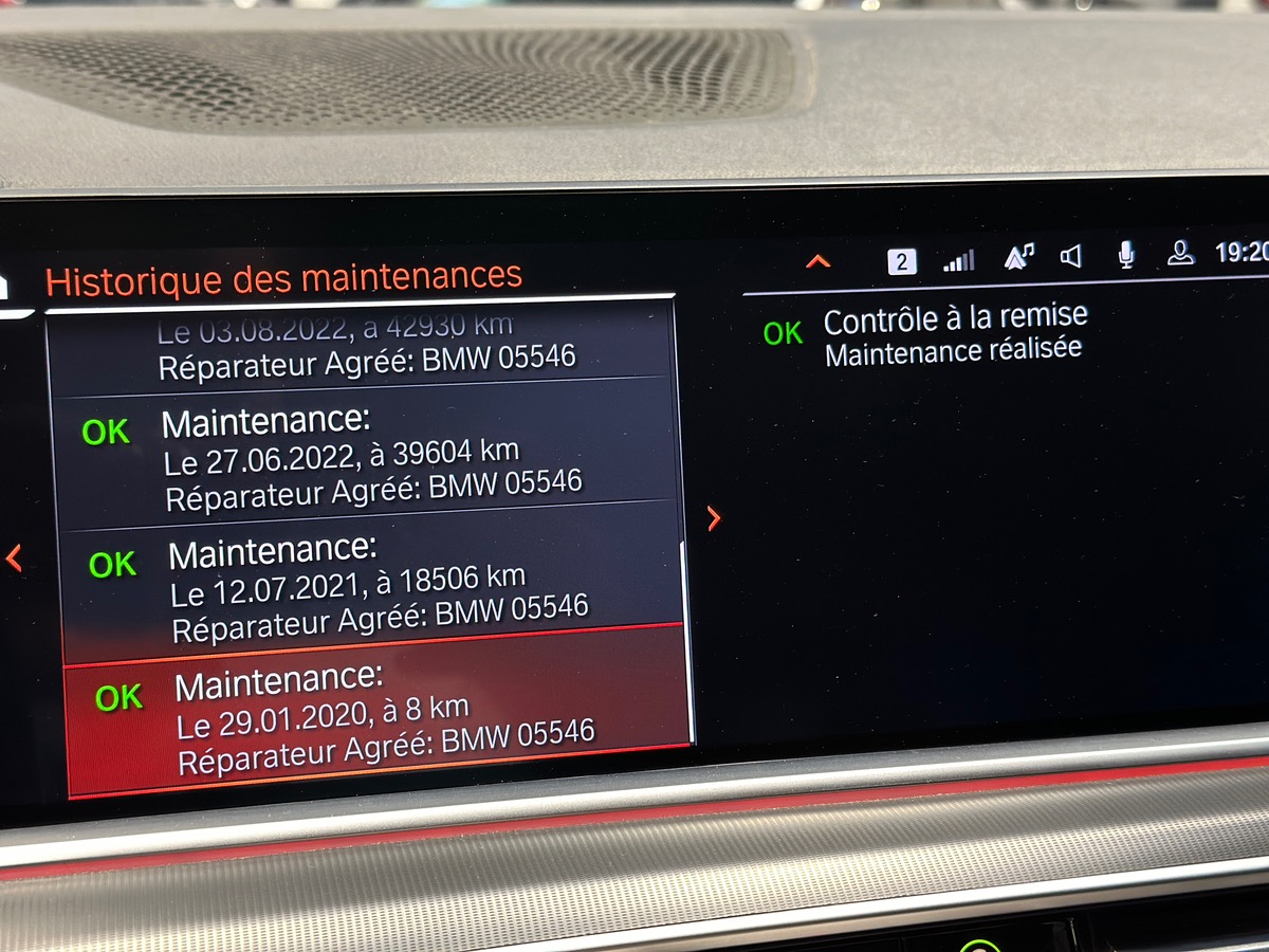 Bmw X5 XDRIVE 30D 265 ch M SPORT (G05) / Attelage / 1ère Main / Suivi Complet  / 30 d
