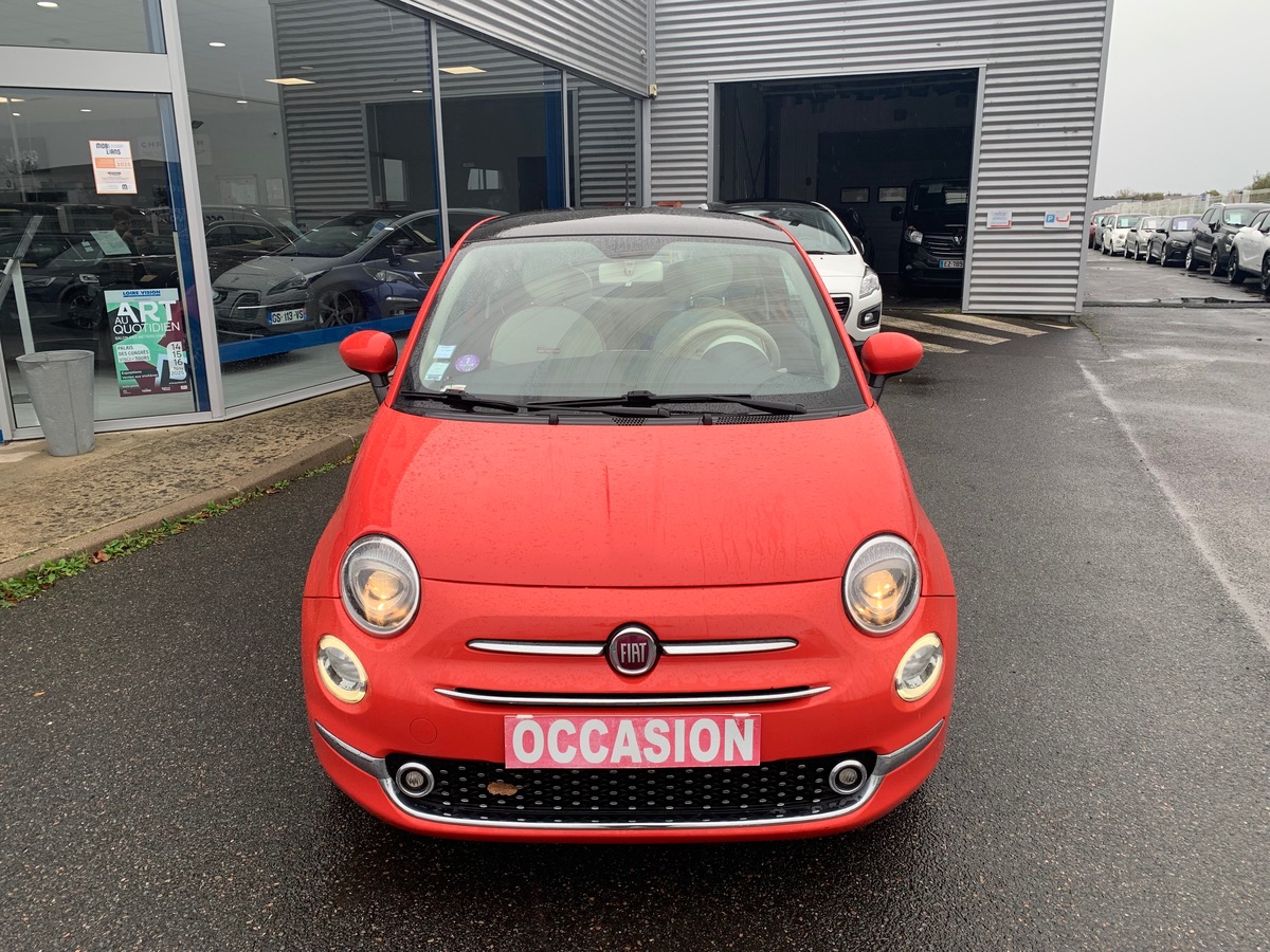 Fiat 500 85 ch | LOUNGE | Uconnect Radio 5" NAV LIVE | Radar de stationnement AR | Toit panoramique