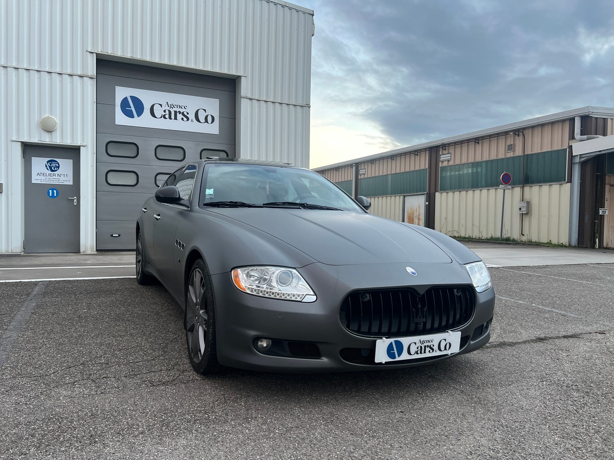 Maserati Quattroporte 4,7 S V8 431, SUIVI COMPLET , PACK BLACK, SIEGES CHAUFFANTS, COVERING