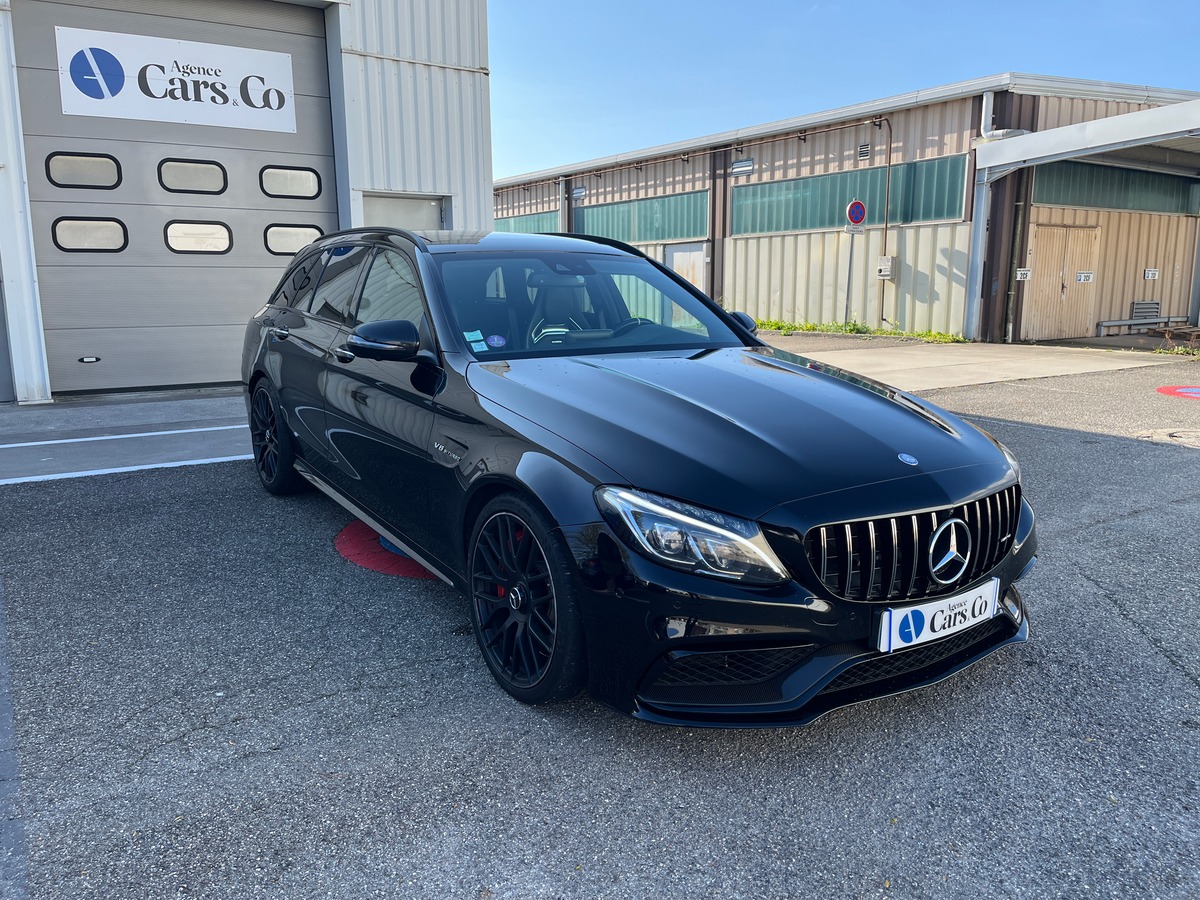 Mercedes-Benz Classe C 63 S 510ch V8 BI-TURBO, SUIVI COMPLET MERCEDES, ORIGINE FRANCE, PACK CARBONE
