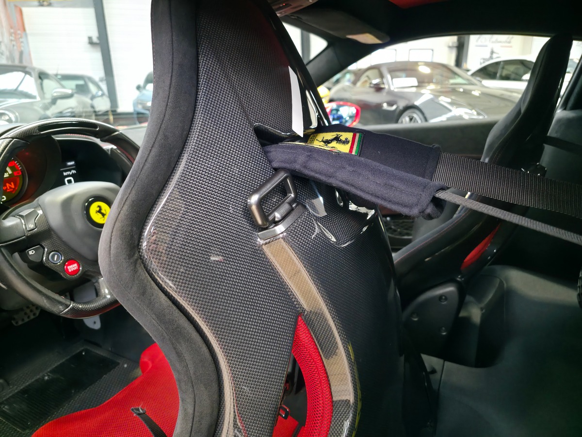 Ferrari 458 SPECIALE 4.5 605 ORIGINE FRANCE // ROSO CORSA /  BANDES NART / HARNAIS A