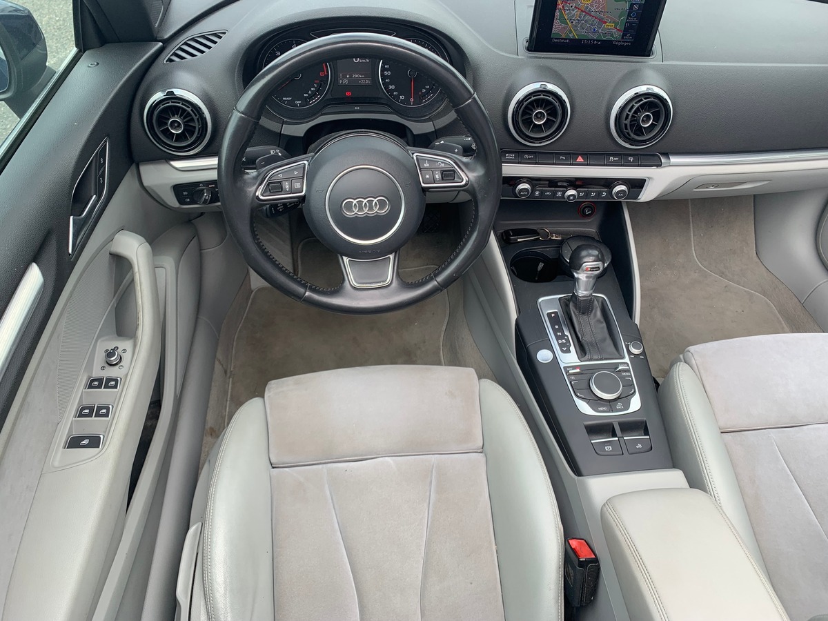 Audi A3 Cabriolet 150 chevaux | GPS | Caméra de recul | Régulateur de vitesse | Bluetooth