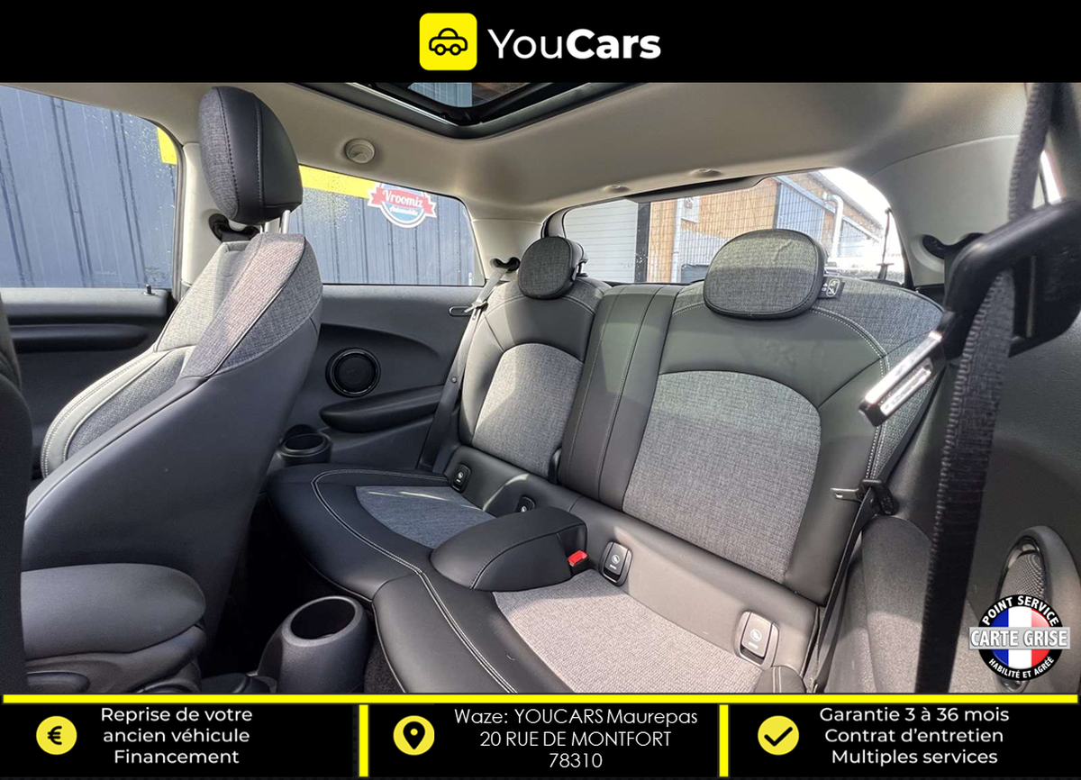 Mini Mini 3 Portes Cooper HEDDON STREET 1.5 i 136 cv - ENTRETIN COMPLET - TOIT OUVRANT - CARPLAY