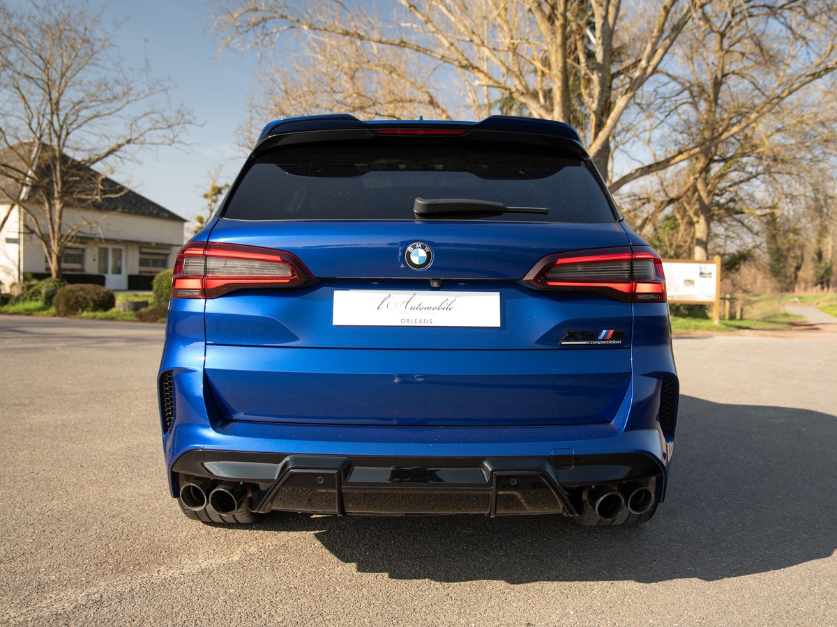 Bmw X5 M IV (F95) 625 ch COMPETITION BVA8 MARINA BAY BLUE FULL OPTON