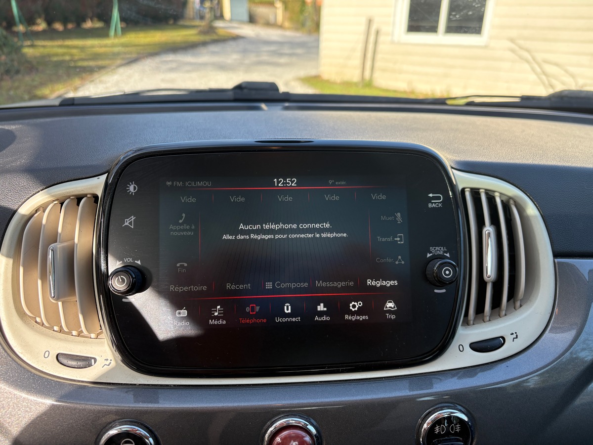 Fiat 500 1.2 69ch - LOUNGE