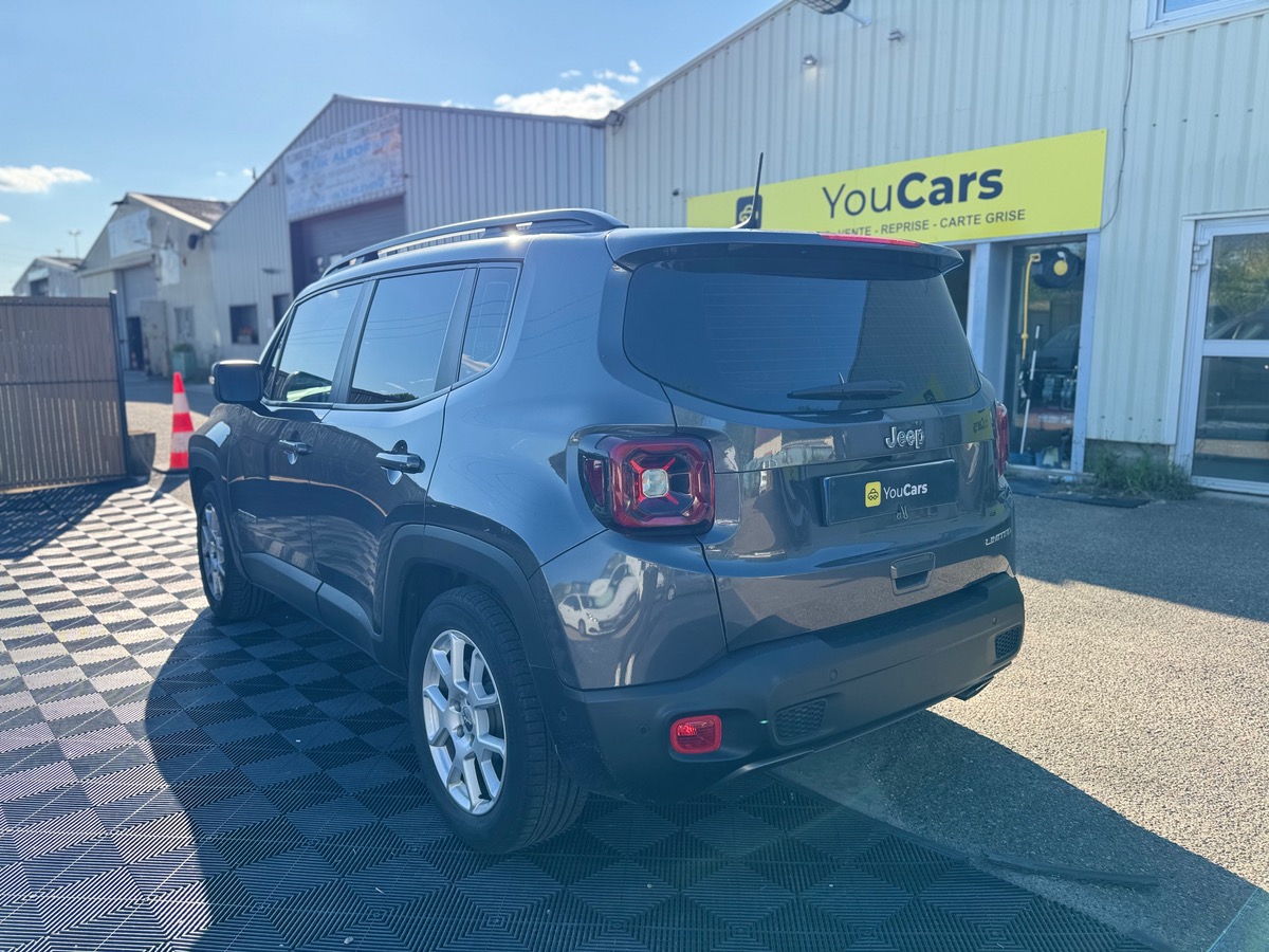Jeep Renegade Phase 2 T4 1.3 150 cv Boîte auto - CAMERA DE RECUL - CARPLAY - DEMARRAGE SANS CLE