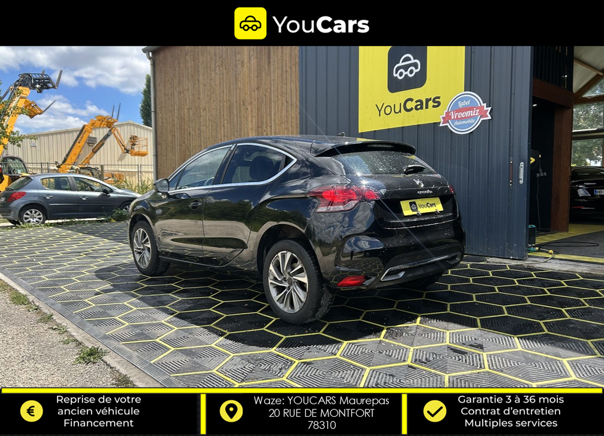 Citroën DS4 CHIC 1.6 HDi 115 cv ENTRETIEN CITROEN - KIT DISTRIBUTON FAIT - TOIT ZENITH