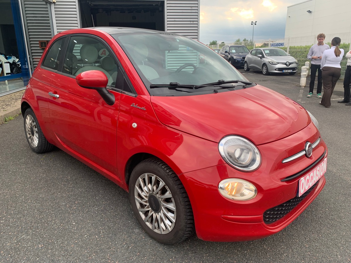 Fiat 500 70 ch | Hybrid | Toit vitré | Régulateur de vitesse | Climatisation