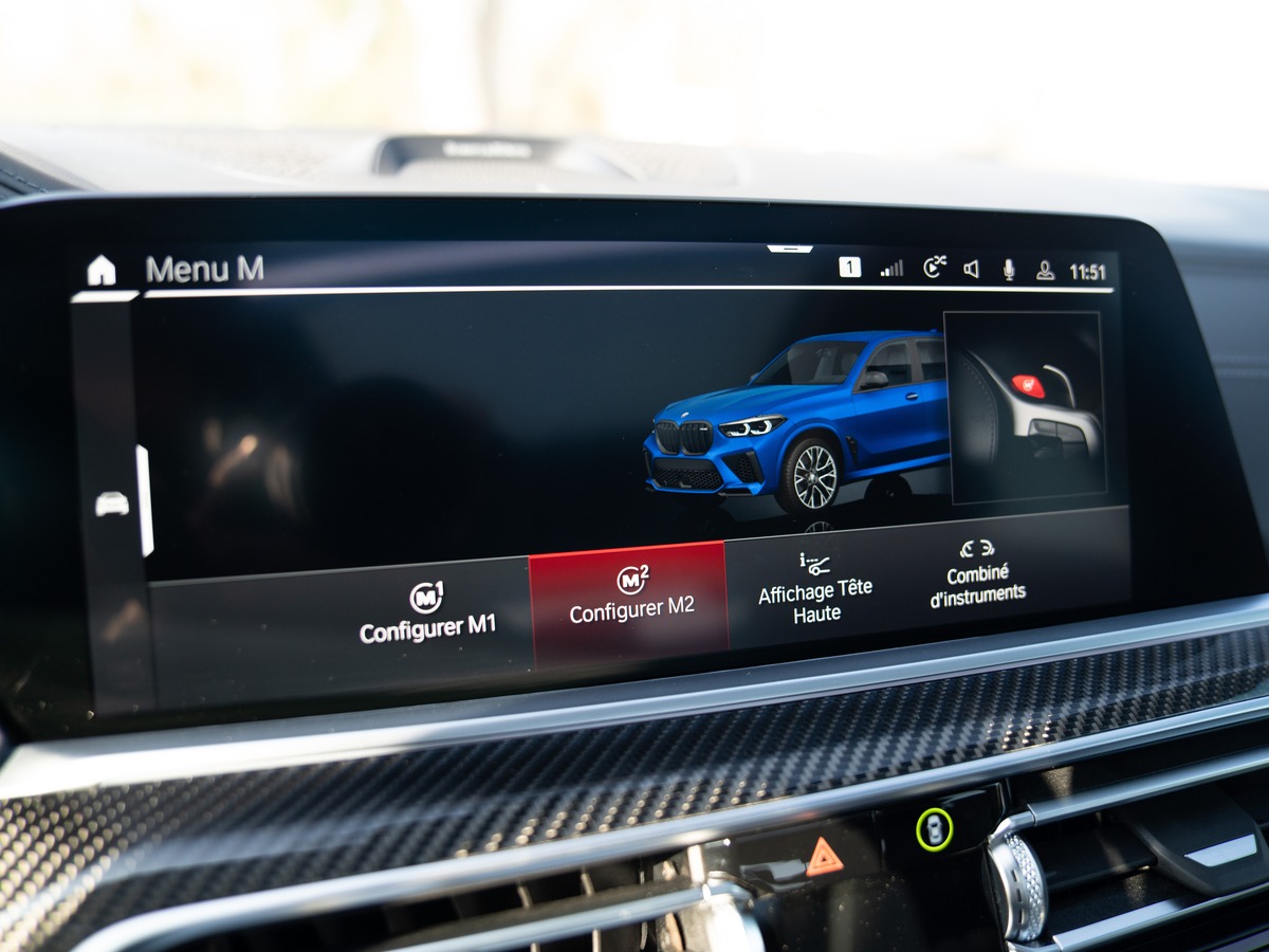 Bmw X5 M IV (F95) 625 ch COMPETITION BVA8 MARINA BAY BLUE FULL OPTON