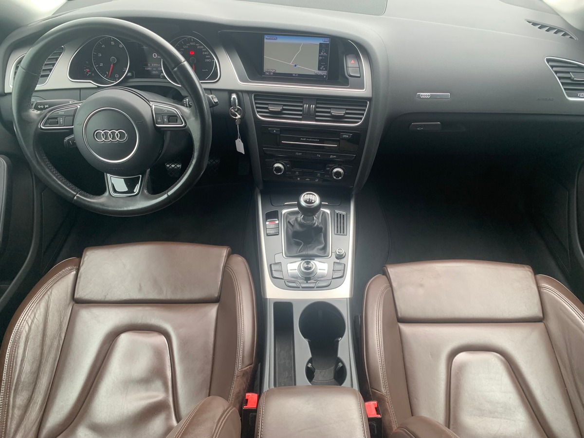 Audi A5 Sportback 210 ch | Ambition luxe | GPS | Cuir | Sièges électriques | Bluetooth | Régulateur